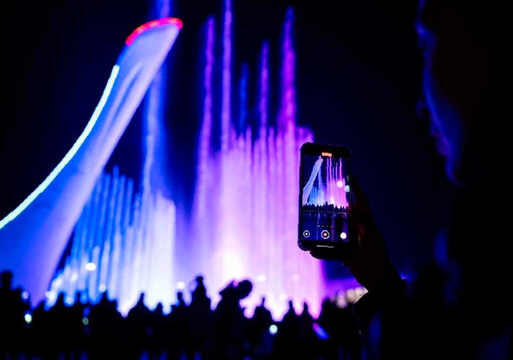 Шоу поющего фонтана в Сириусе закрыли на профилактику